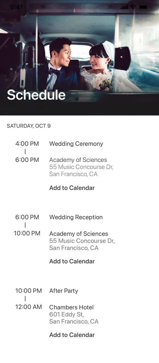 Schedule image