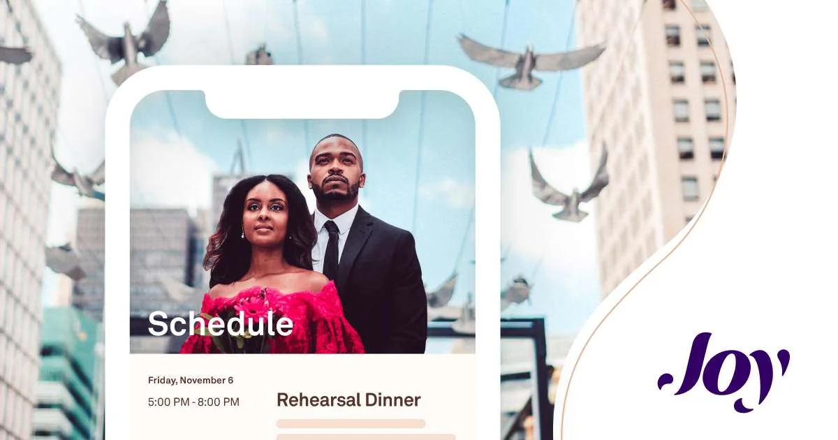Free Wedding Planning App — Matches Your Website | Joy