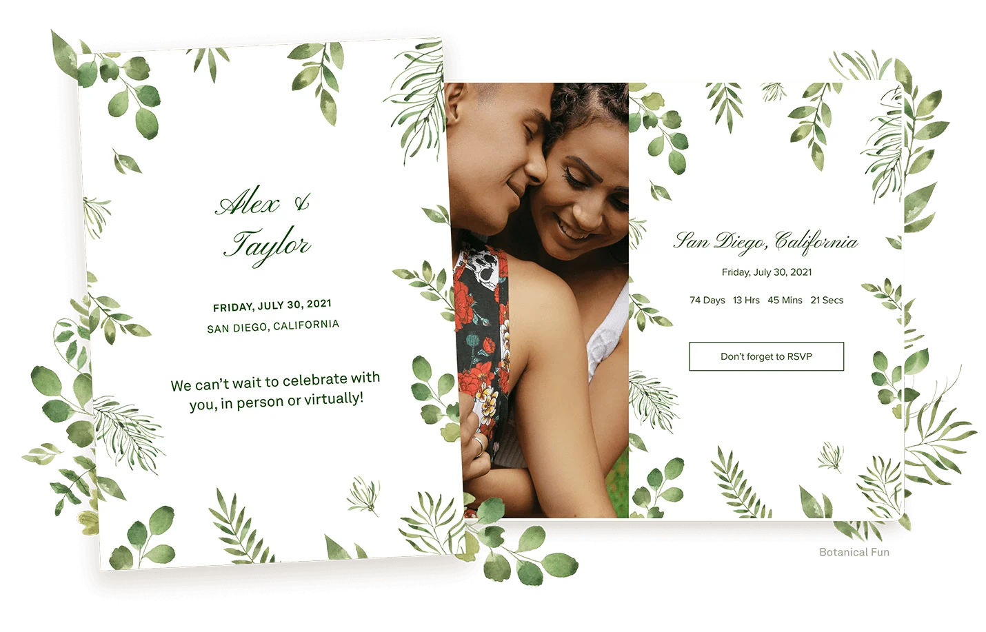 Wedding Invitation example