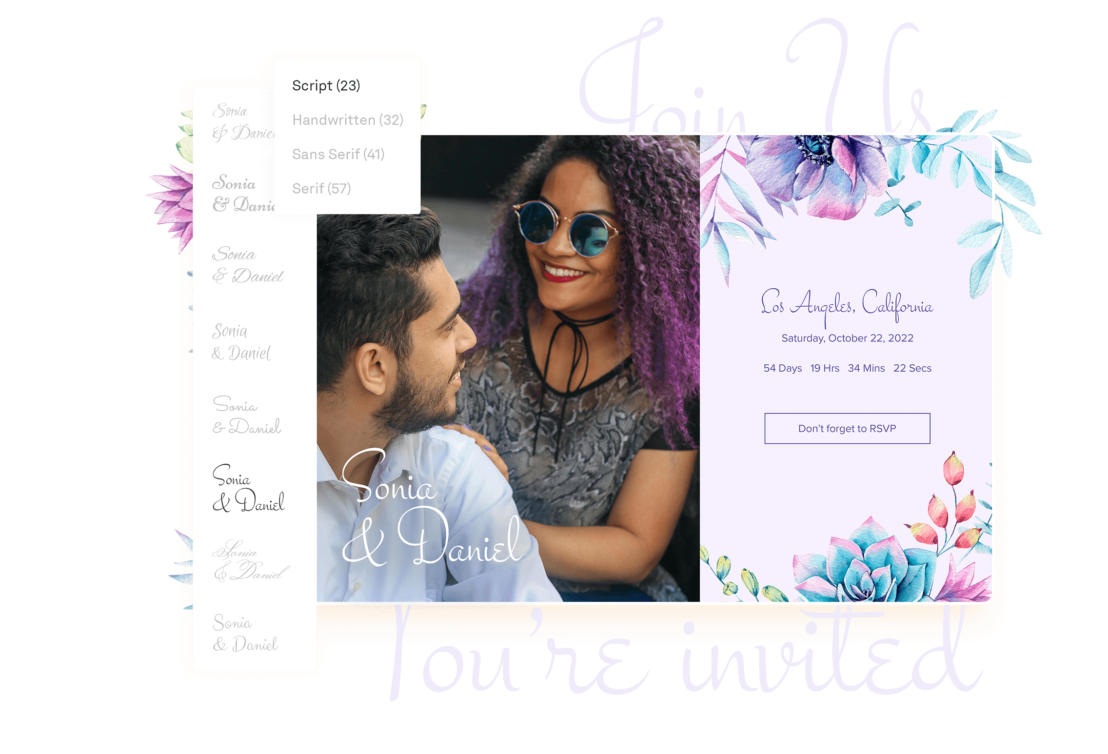 Free Wedding Websites with Beautiful Templates & RSVP