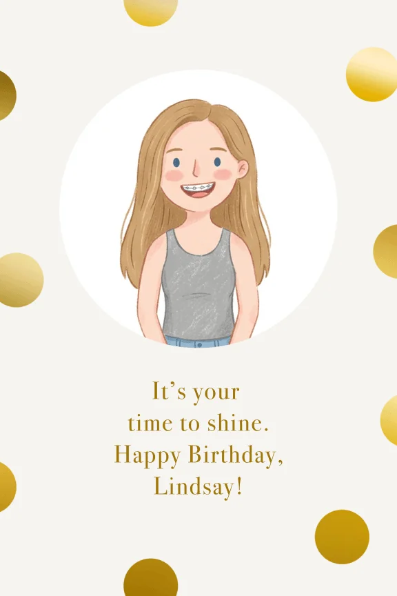 It's your time to shine, gold dots