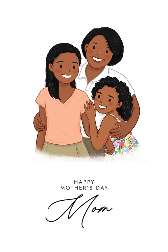 Happy Mother's Day Mom, minimal script