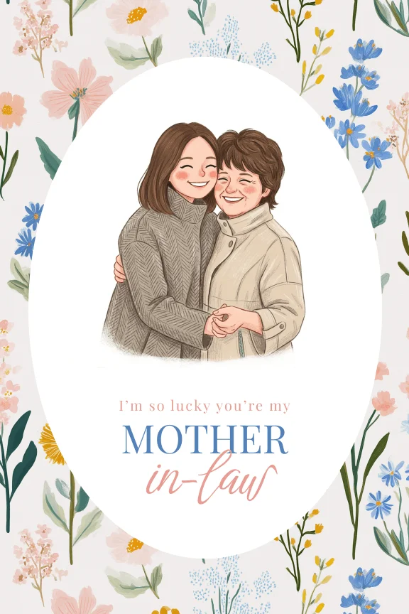 So lucky you're my Mother-in-law
