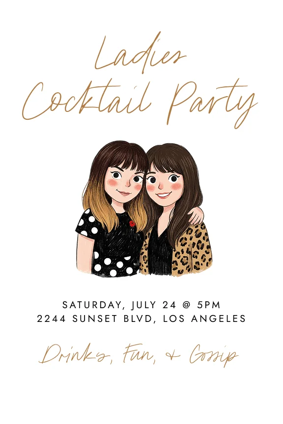 Ladies Cocktail Party invitation