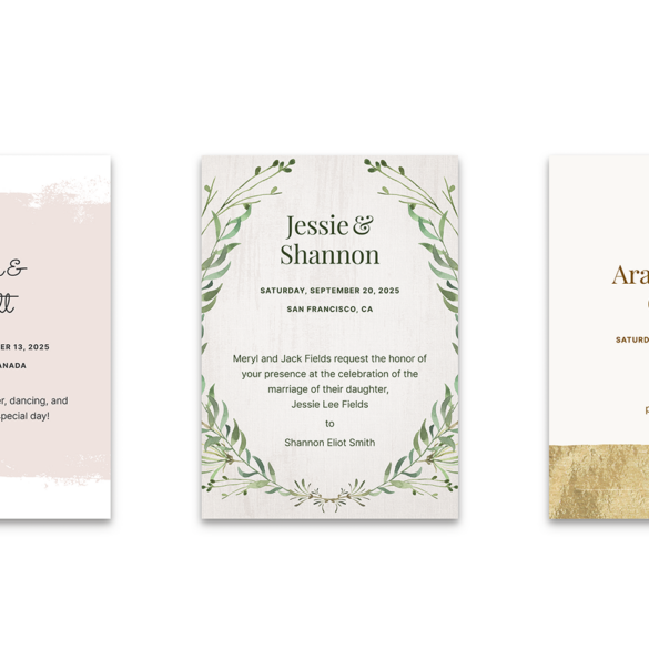 Modern Wedding Invitation Wording Examples
