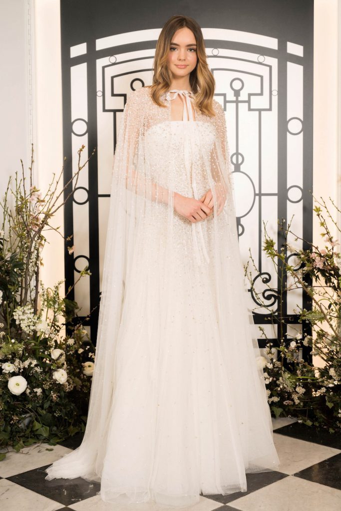 wedding cape spring 2020 bridal fashion