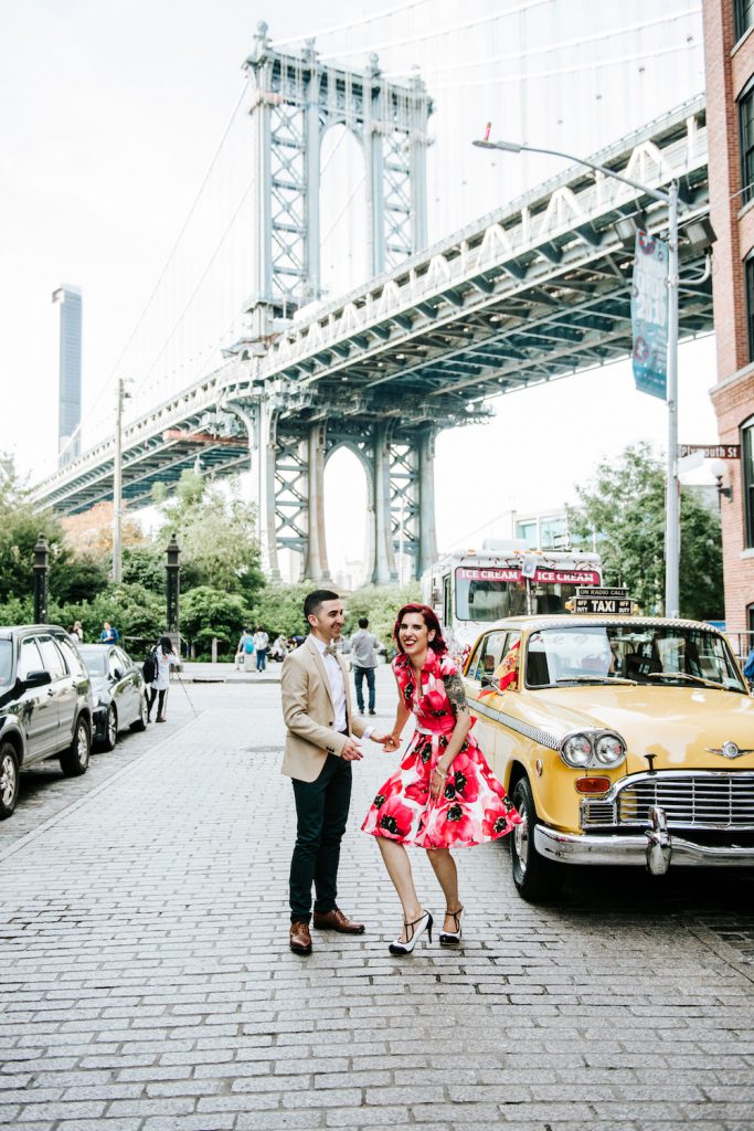 dumbo engagement photo location nyc