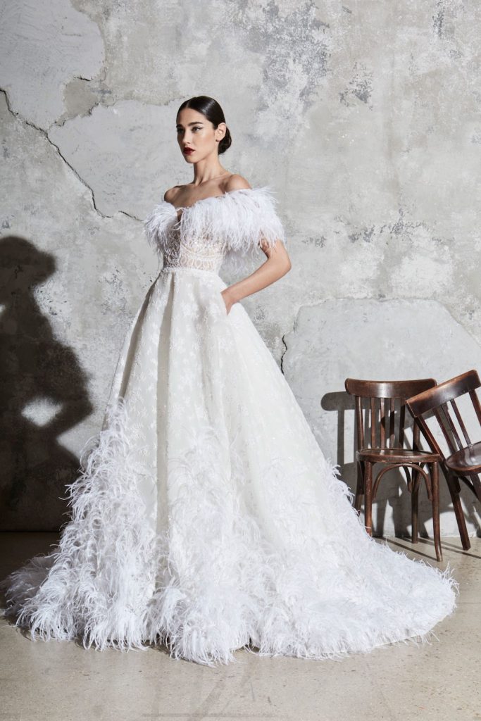 feathers spring 2020 bridal fashion