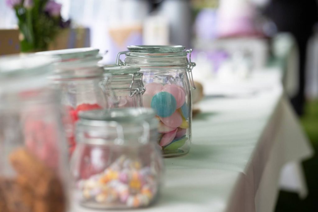 candy bar wedding desert table idea