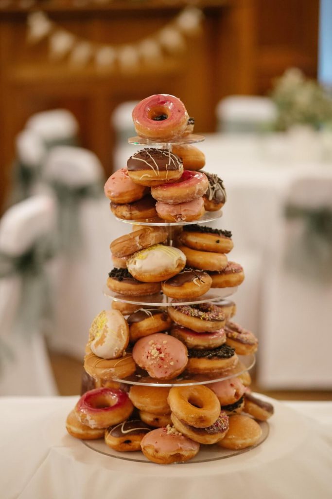 donuts wedding desert table idea