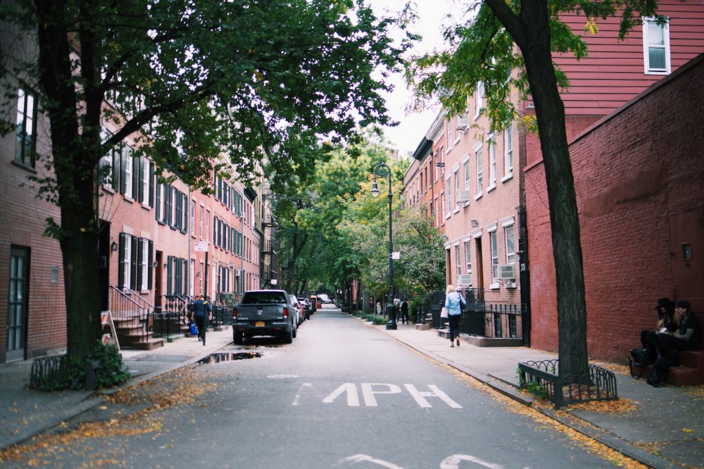 west village engagement photo location nyc