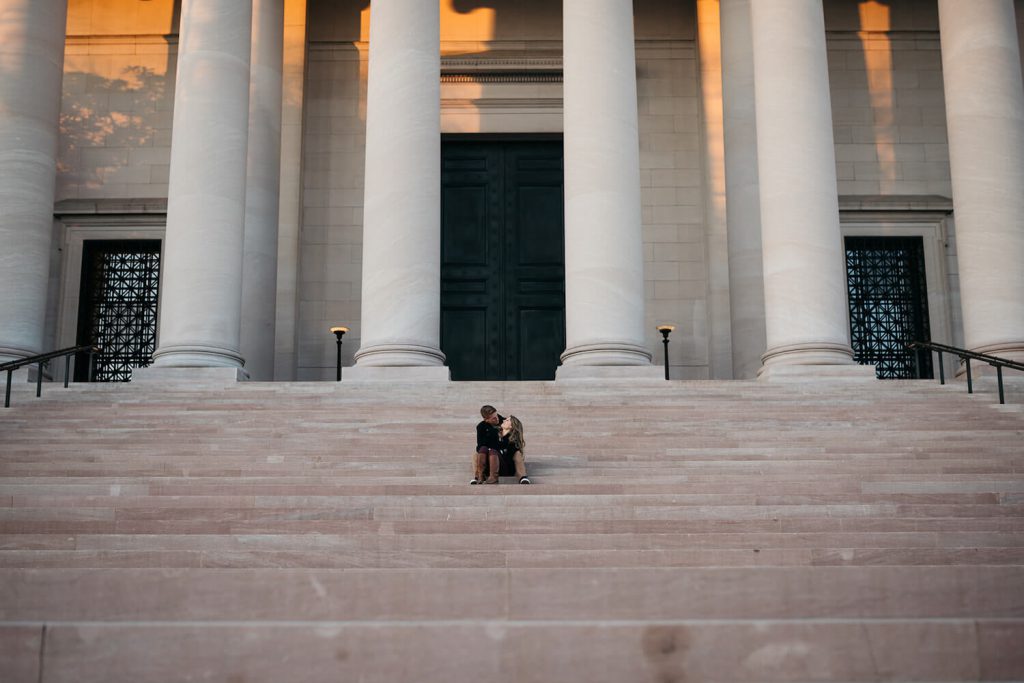 national gallery of art engagement photo dc
