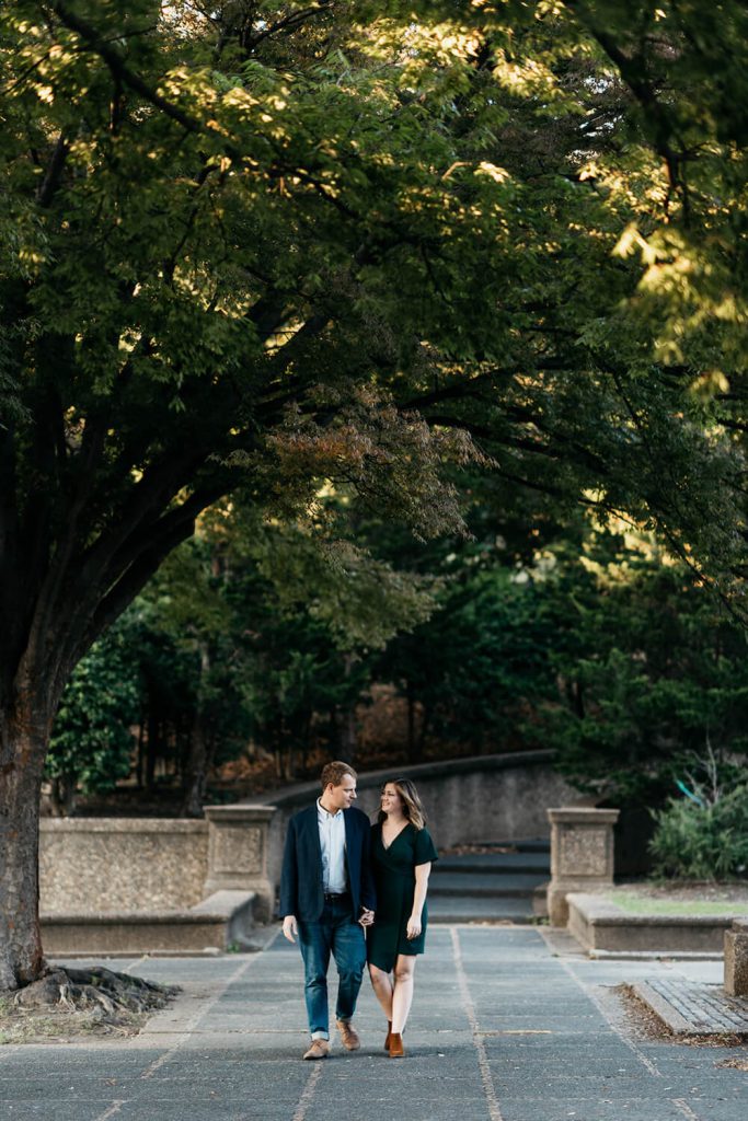 meridian hill park engagement photo dc