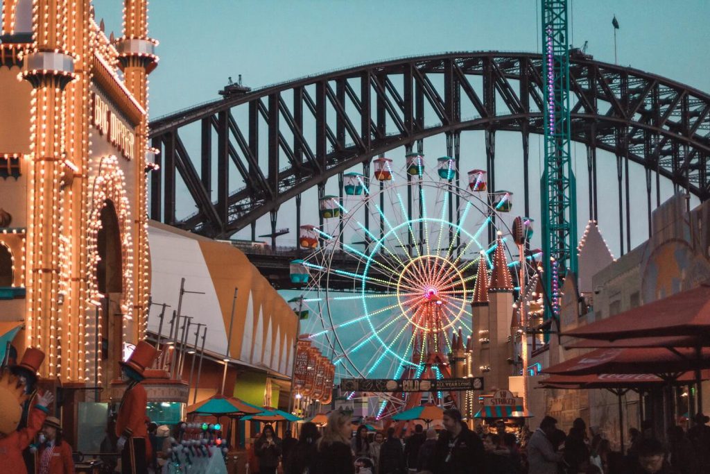 ferris wheel at luna park proposal ideas sydney