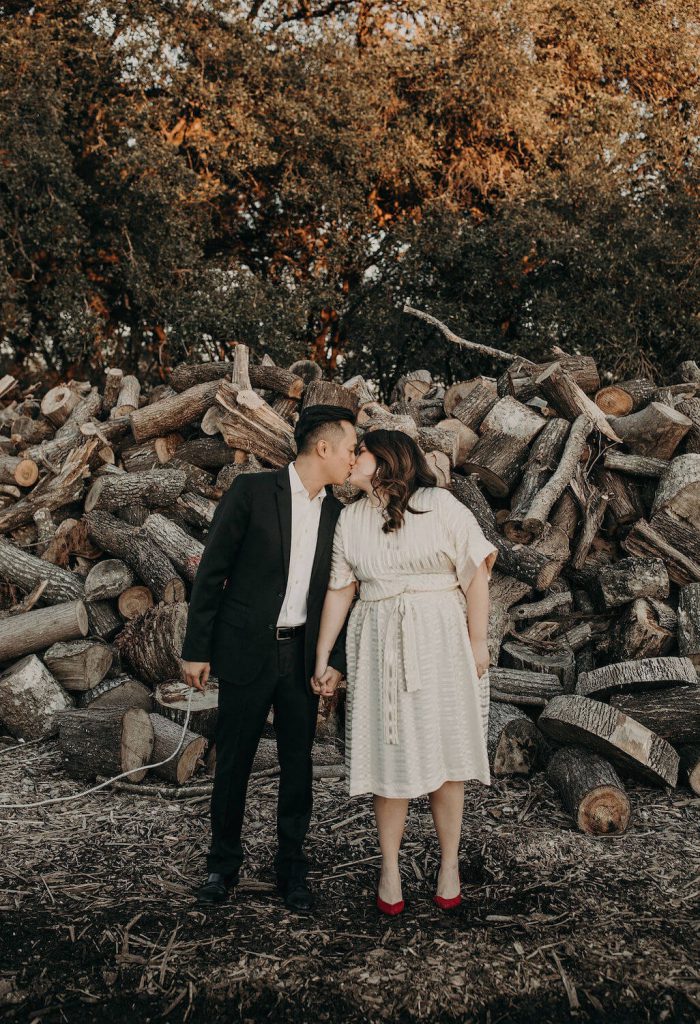 moontower saloon engagement photo austin