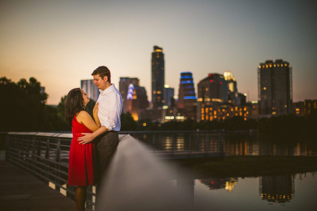 the boardwalk engagement photo austin