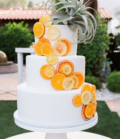 fruity summer wedding cake unique wedding cake idea