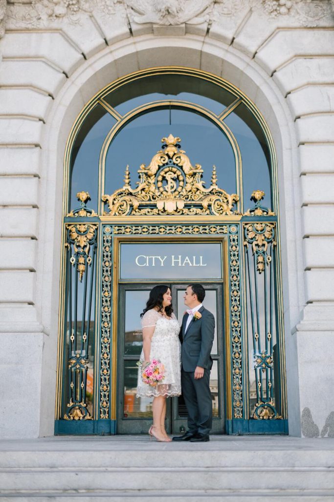 One Couple's Beautiful Winter Wedding in Santa Barbara, California