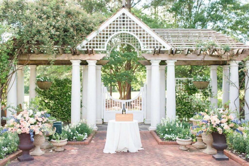 daniel stowe botanical garden outdoor wedding venues charlotte nc