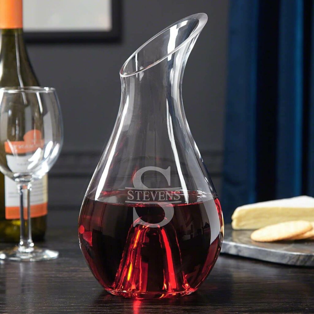 Oakmont Personalized Wine Decanter virtual wedding gifts