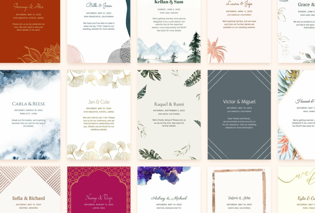 The Best Wedding Invitation Sites - Joy