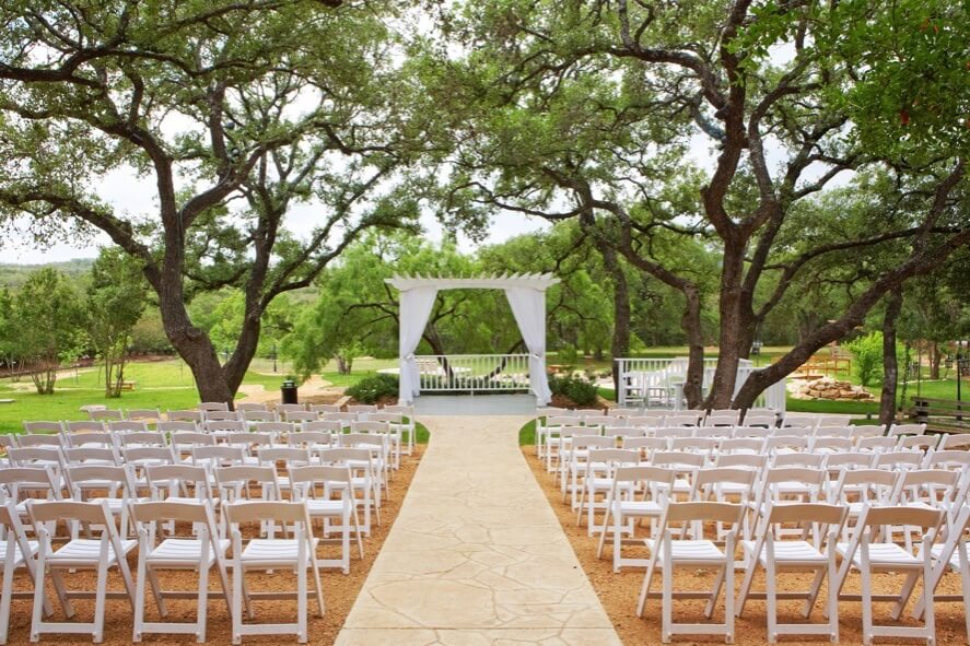 rustic wedding venues san antonio gardens at old town helotes