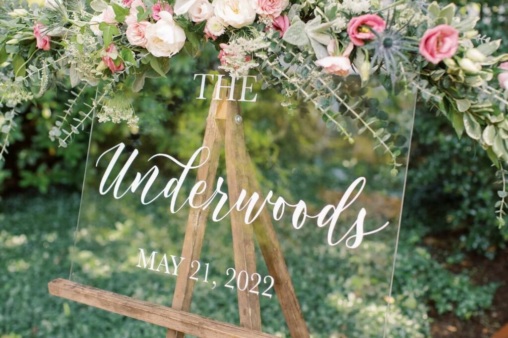 wedding welcome sign ideas