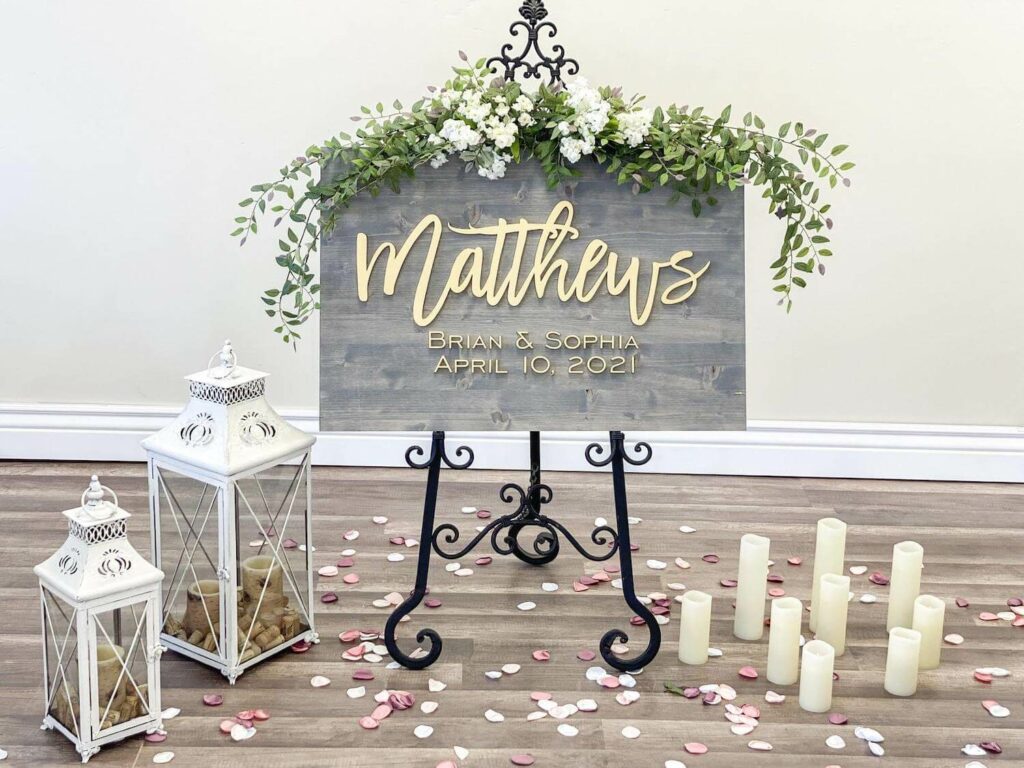 Cheap wedding sign boho welcome sign calligraphy signage DIY welcome sign wedding entrance share the love sign event signage large