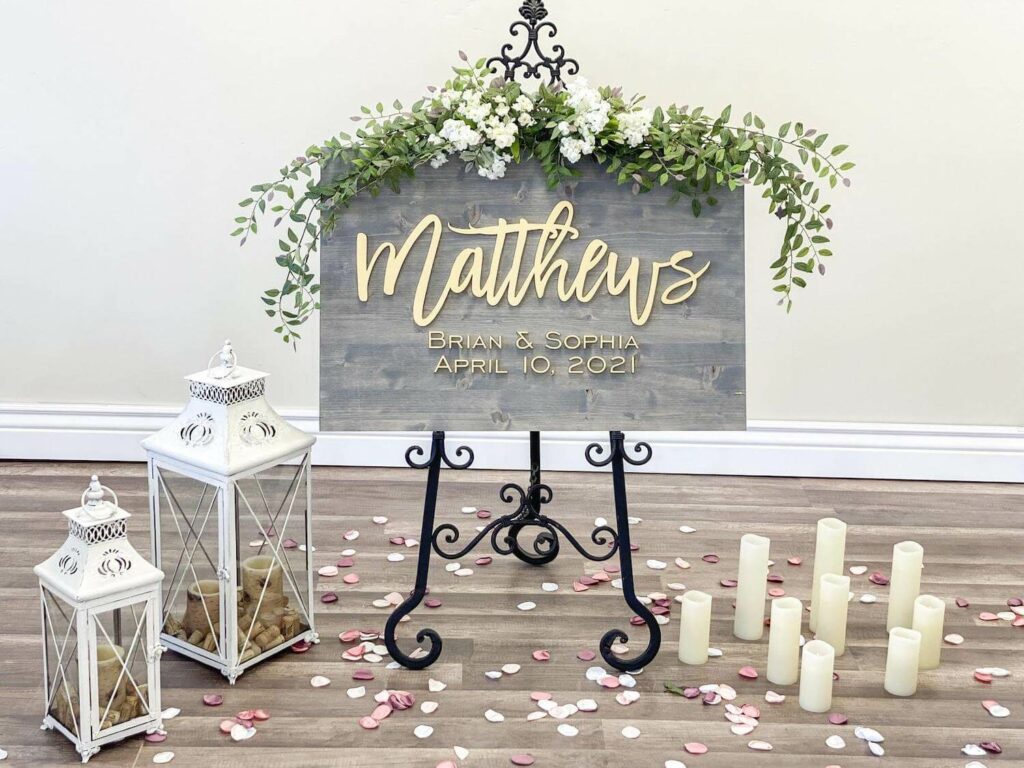 Welcome To Our Best Day Yet Wedding Sign, Wedding Decor, Wedding ...