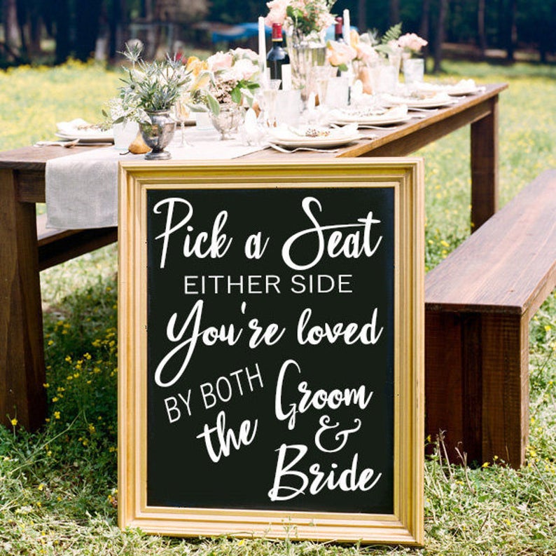 wedding welcome sign ideas