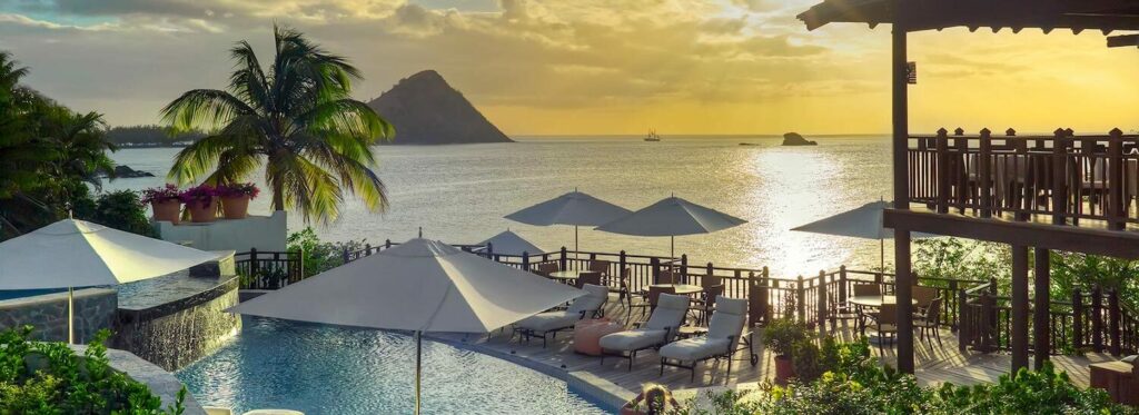 st lucia honeymoon resorts cap maison and ladera resort