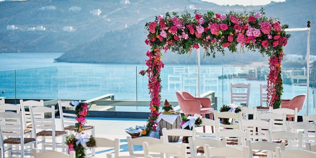 destination wedding greece royal myconian