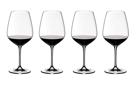 Heart to Heart Cabernet Sauvignon Wine Glasses, Set of 4