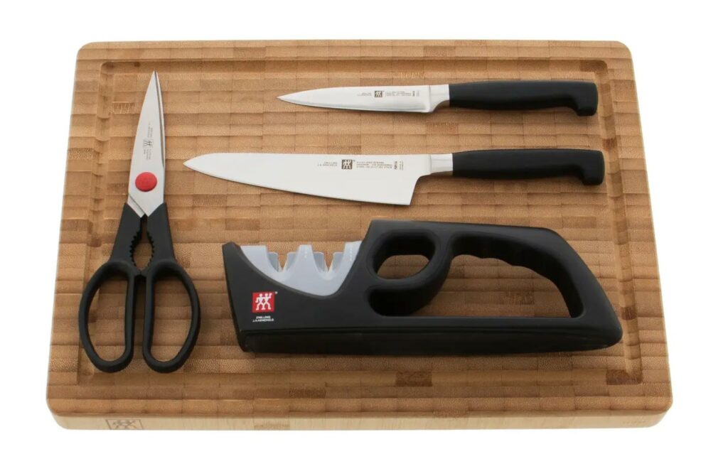 5-Piece Knife Set with Cutting Board KS10095