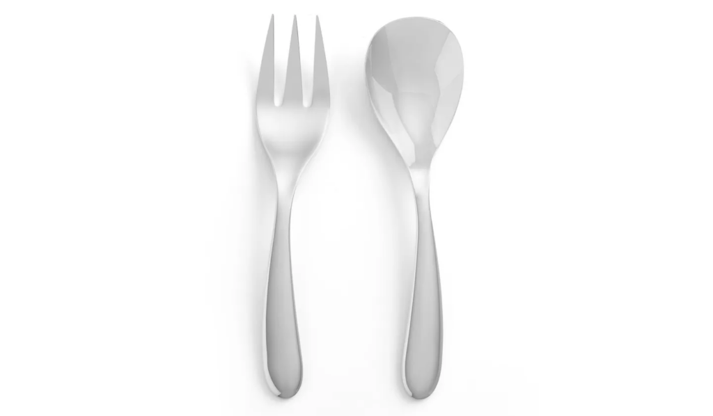 Nambe Portables 2-Piece Salad Set