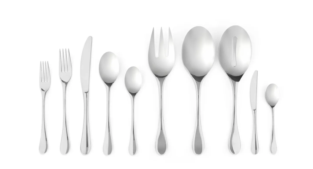 Nambe Skye II 45-Piece Flatware Set