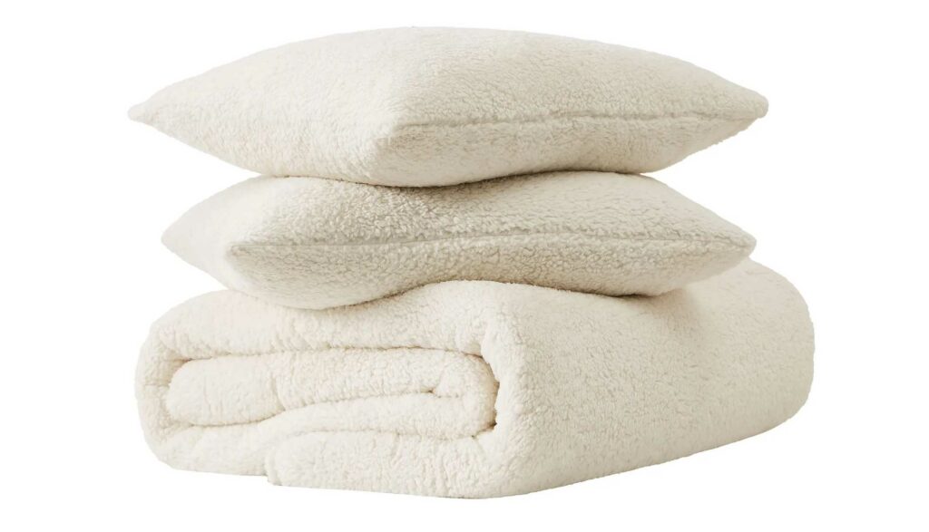 Brooklyn Loom Marshmallow Sherpa 3-Piece Comforter Set