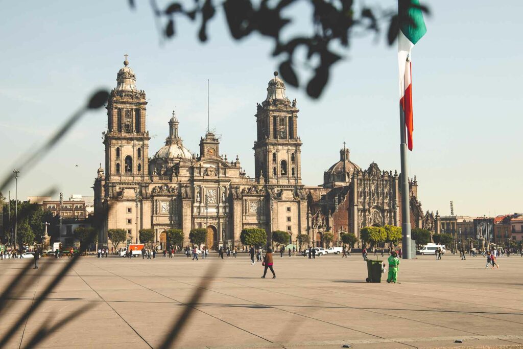 Capitol building in Mexico City