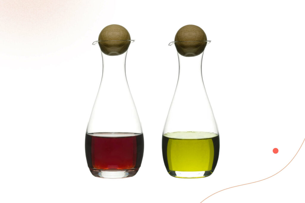 Sagaform Nature Oil and Vinegar Bottles