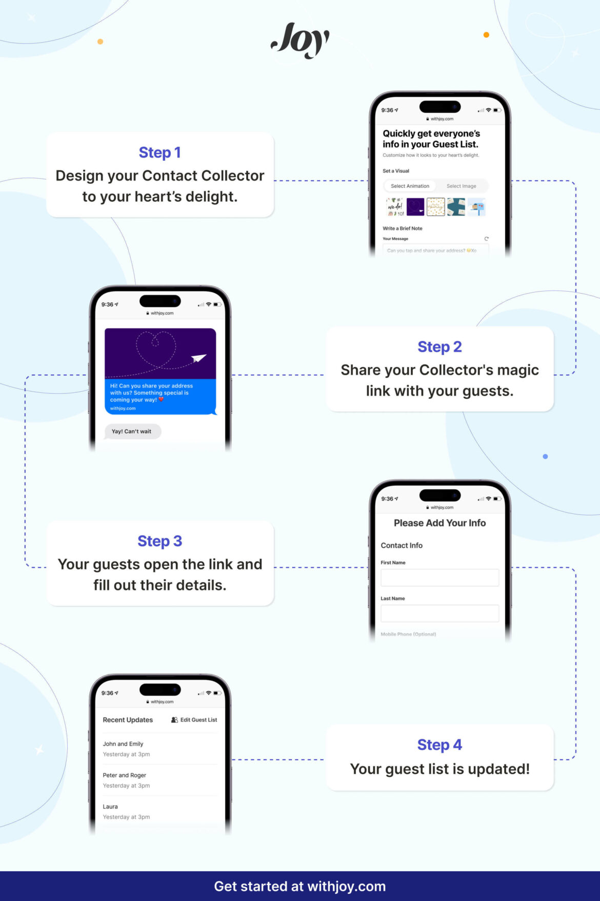 Bank Address Collection How to Easily Collect Addresses for Holiday Cards - Joy