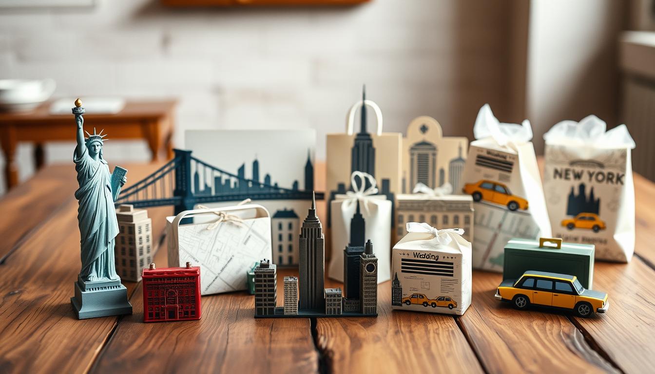 NYC-inspired wedding favors