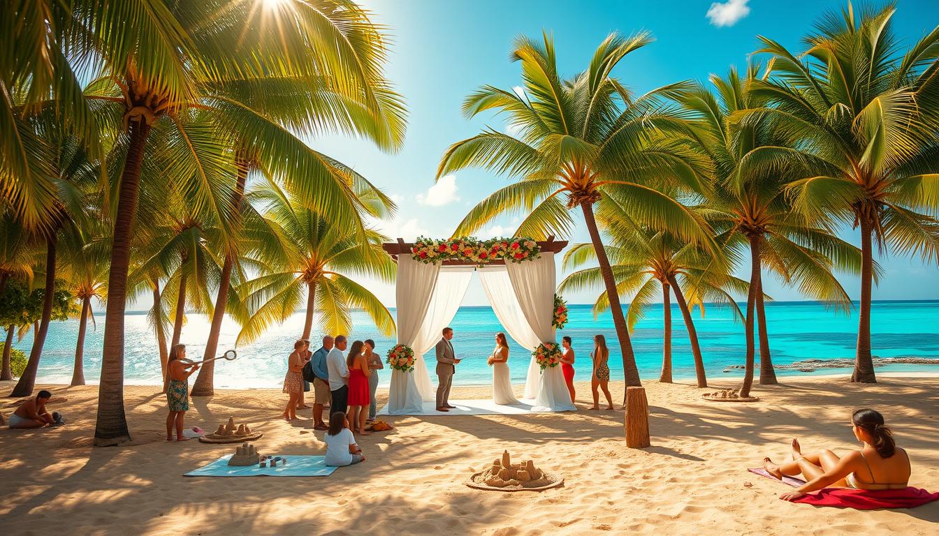 Tropical Beach Wedding Activities