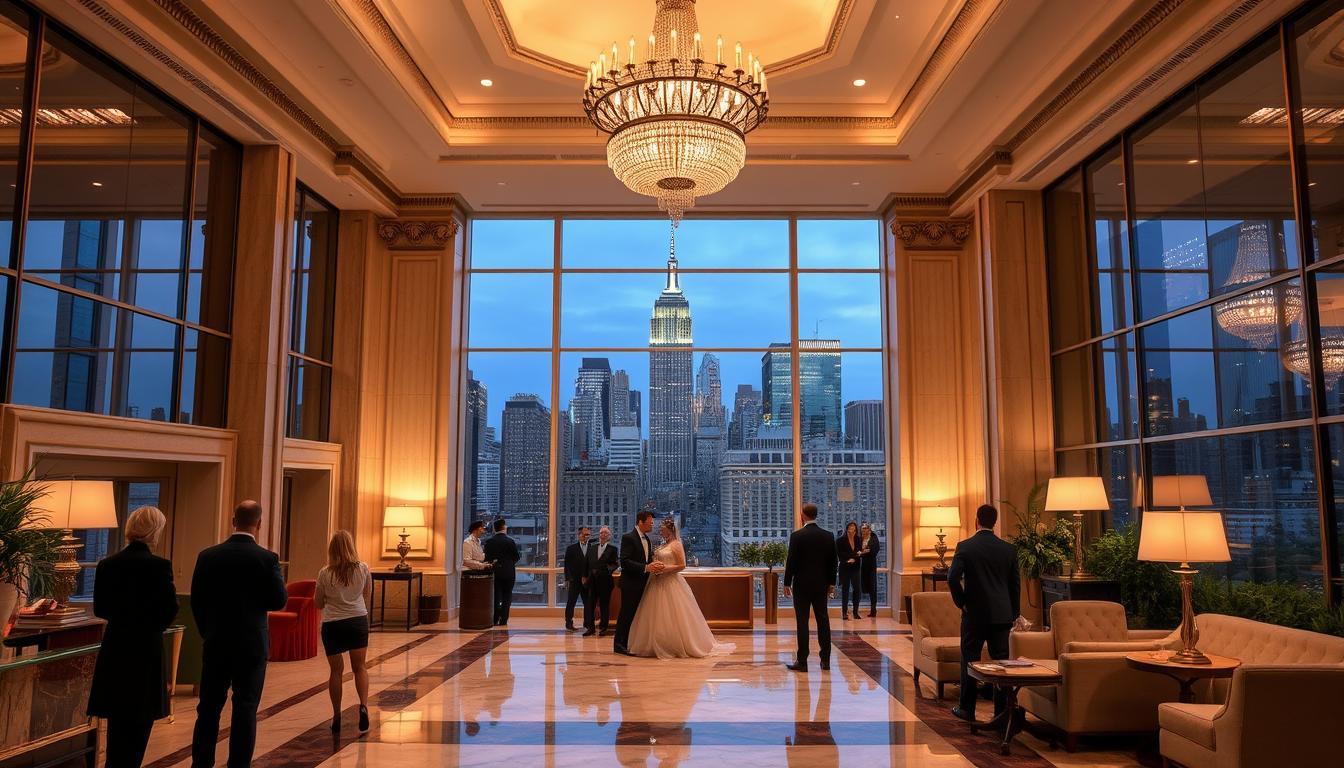 wedding hotel room blocks in NYC