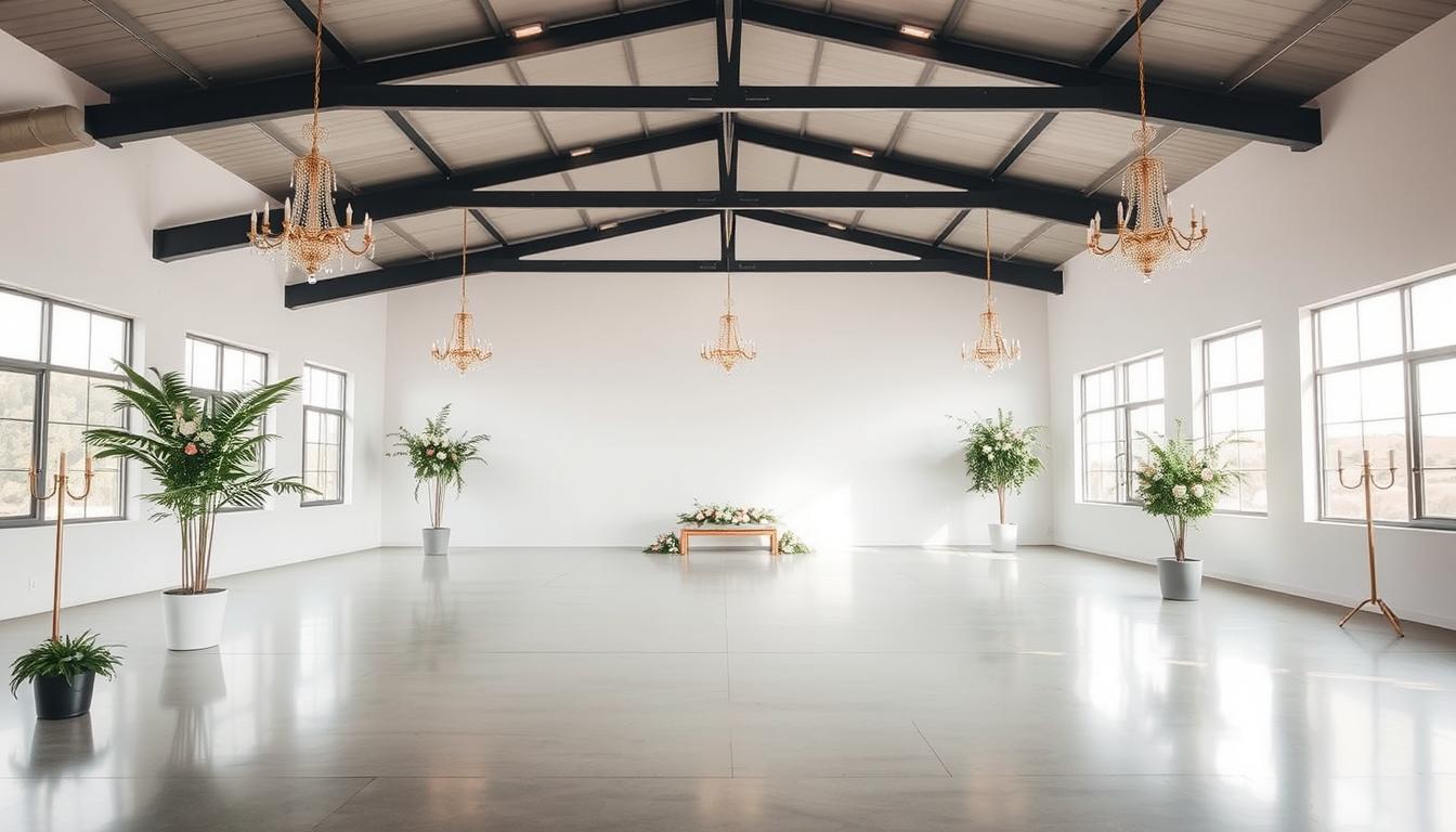 contemporary wedding spaces California