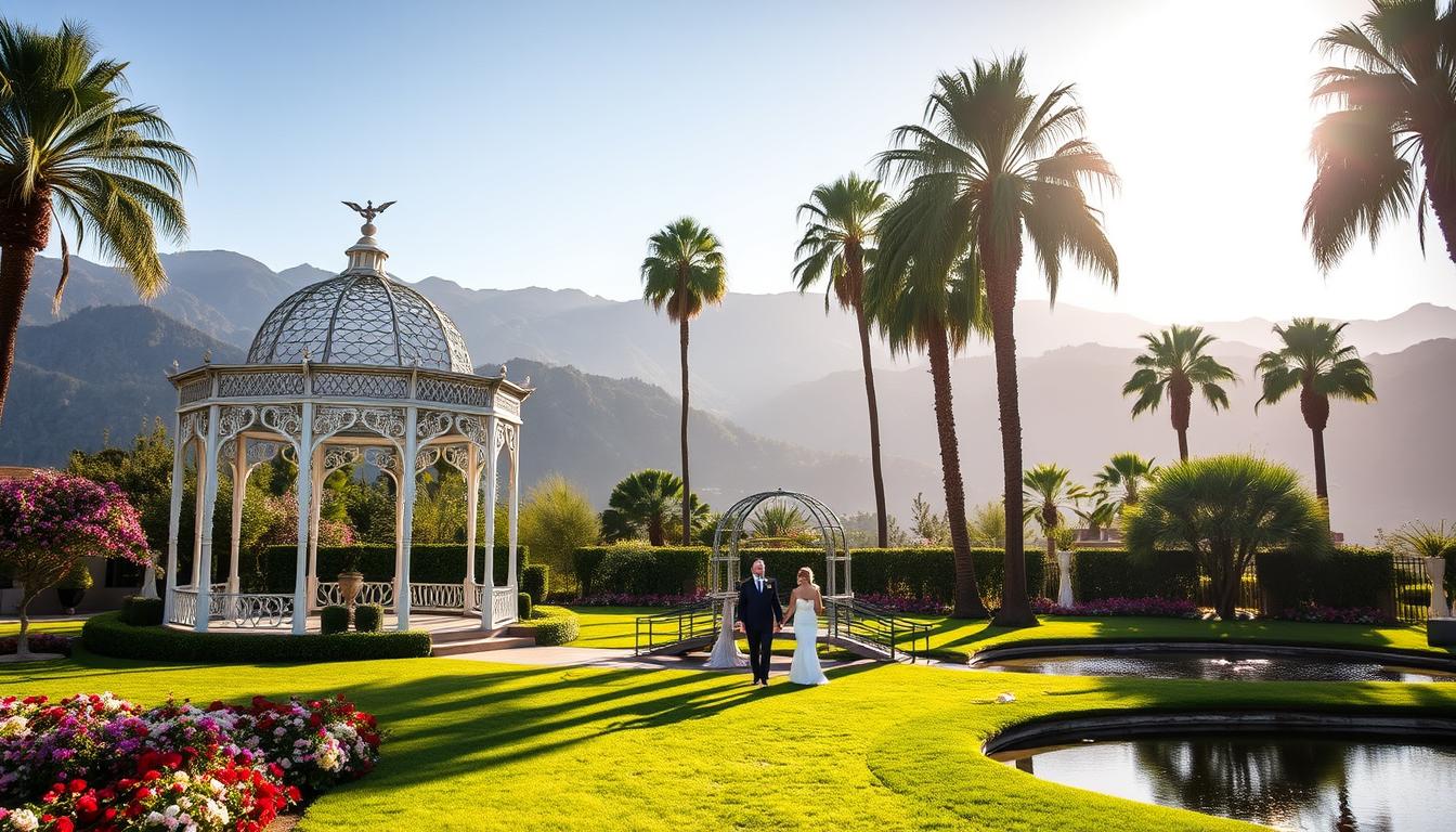 outdoor garden wedding venues in California