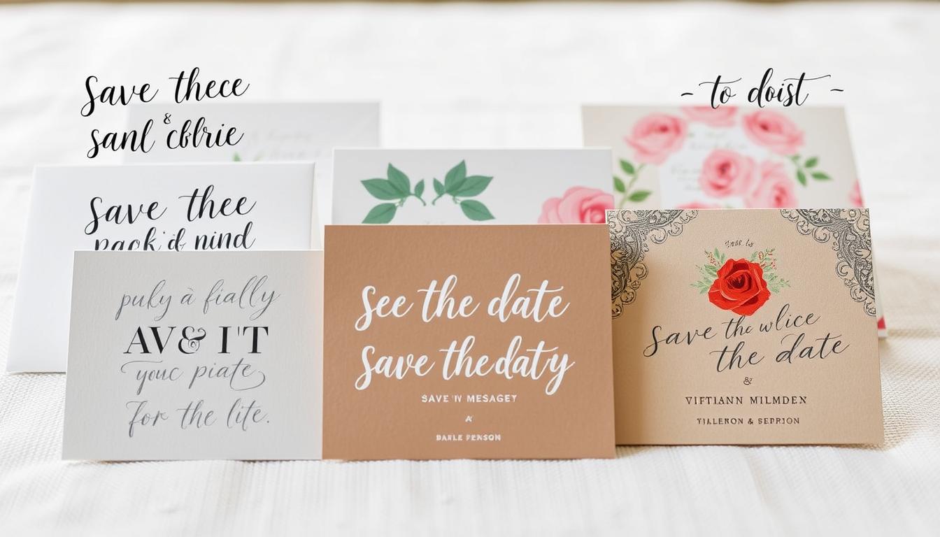 save the date message examples