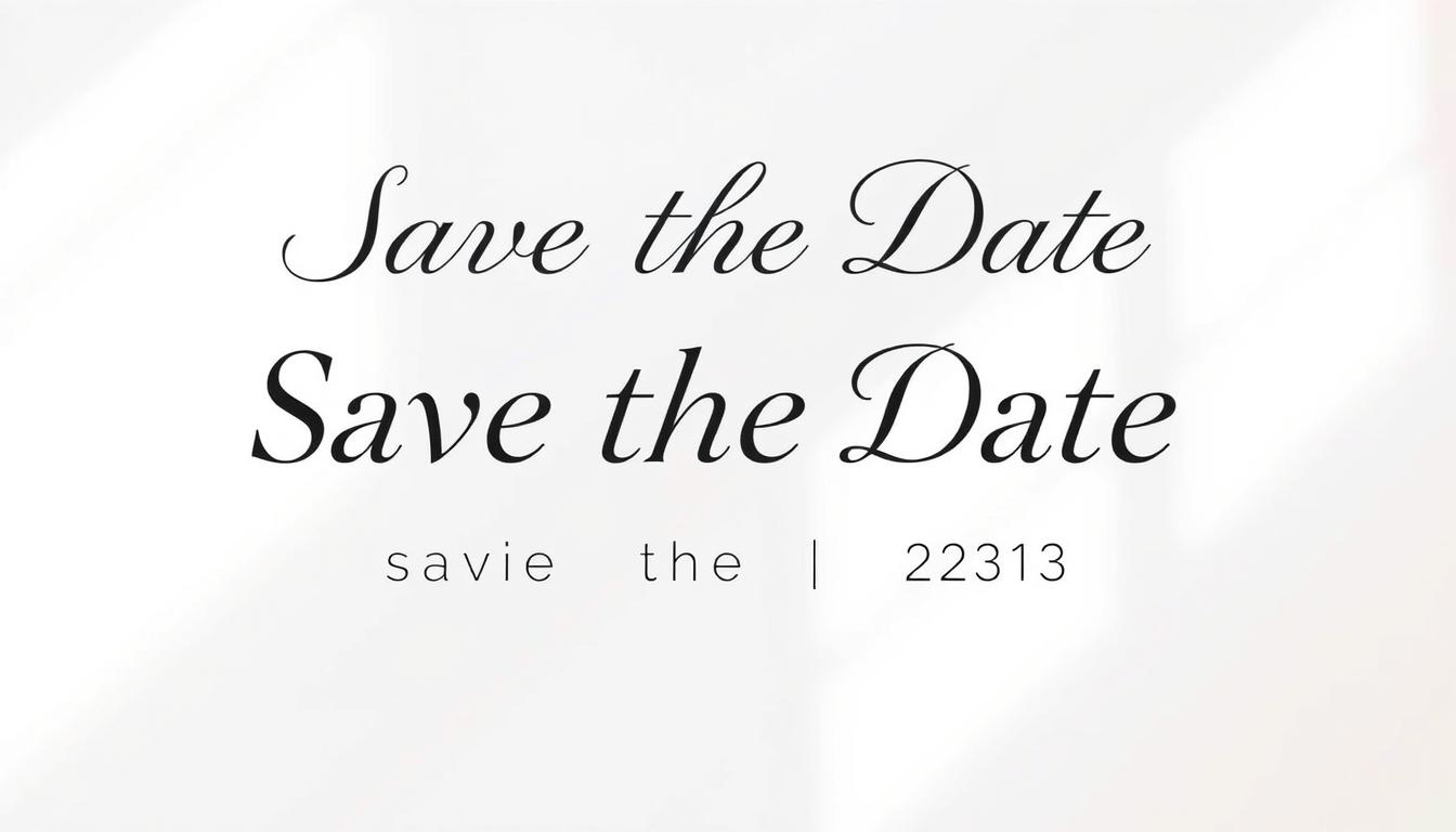 wedding invitation fonts