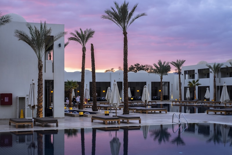 Romantic boutique hotel with a scenic view