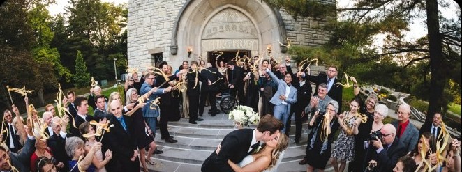 A wedding celebration
