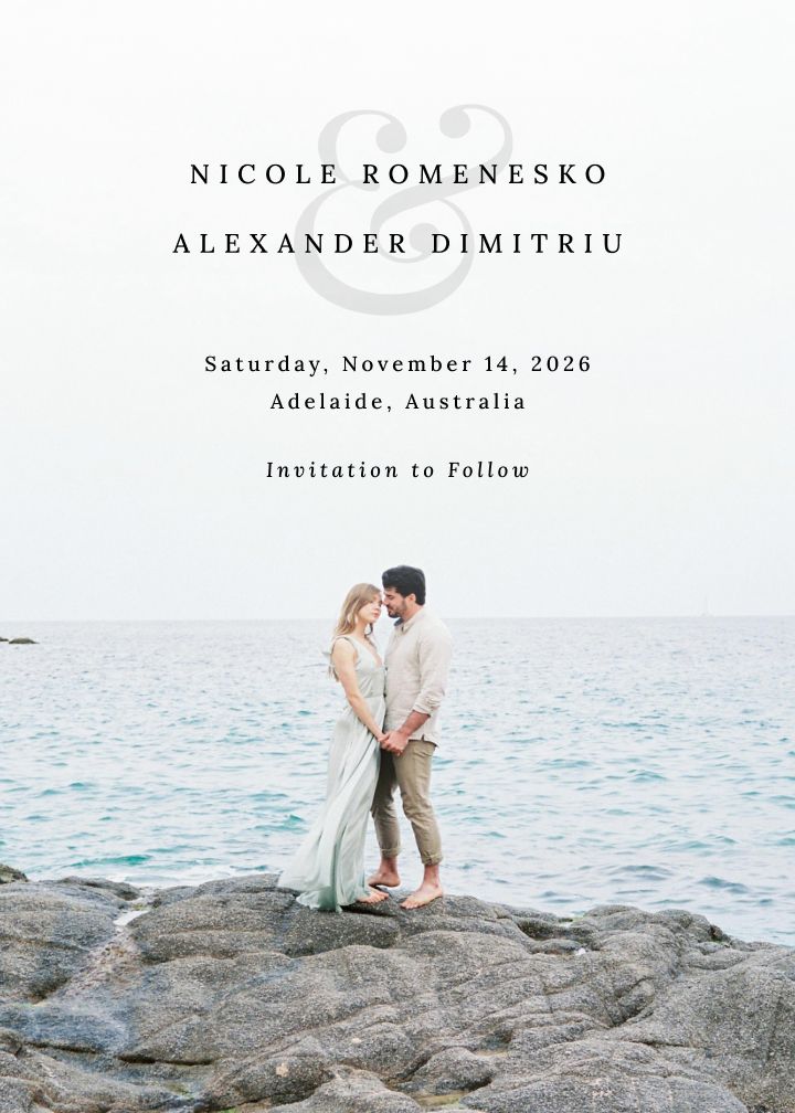 Save the Date Card